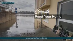 Explore climate-proofing with Bungalow Finder, enhancing energy efficiency and resilience for friendly homes across Canada. You can save on bills and protect against extreme weather.